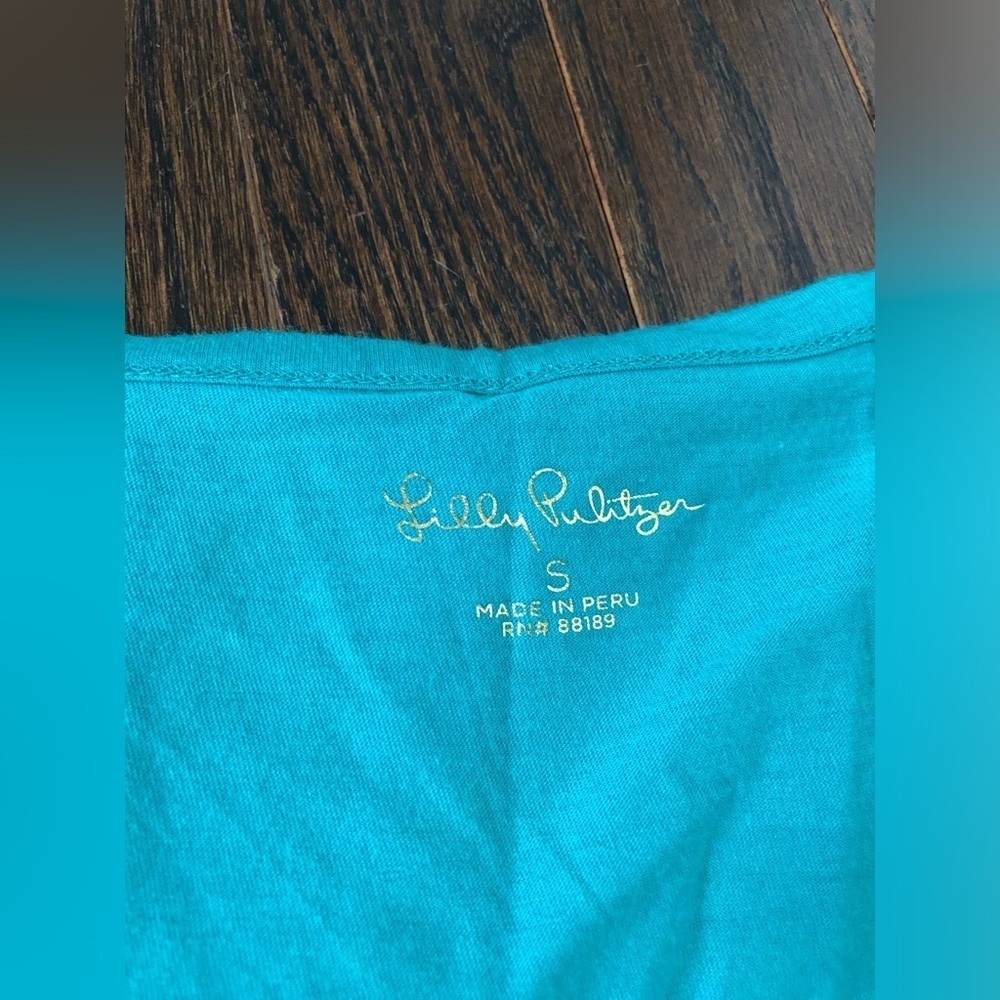 *NWT* Lilly Pulitzer Women’s S Bright Agate Green Caliana Sleeveless Bodysuit - Picture 5 of 11